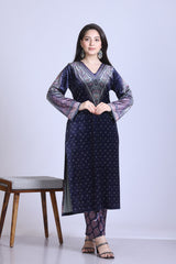 Royal Velvet Kurta Set