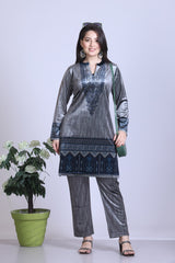 Elegant Handwork Velvet Co-ord Set