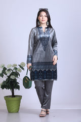 Elegant Handwork Velvet Co-ord Set