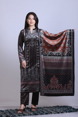 Royal Black Pakistani Style Kurta Set