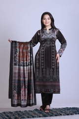 Royal Black Pakistani Style Kurta Set