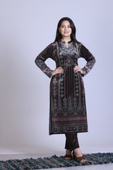 Royal Black Pakistani Style Kurta Set