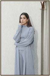 Winter Mist Luxe Grey Co-Ord Trio Set