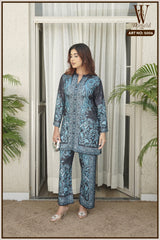 Teal Winter Aura Co-Ord Set (2-Piece)