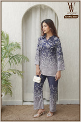 Blue Winter Chic Co-Ord Set (2-Piece)