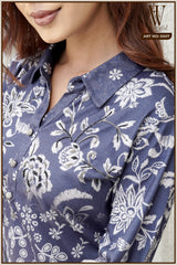 Blue Winter Chic Co-Ord Set (2-Piece)