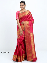 Rich Maroon Pure Silk Saree