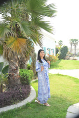 Serene Blue Elegance Kurta Set
