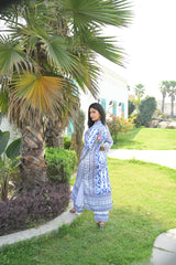 Serene Blue Elegance Kurta Set