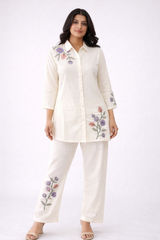 Chic Embroidered Set