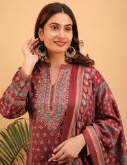 Crimson Majesty Kurta Set