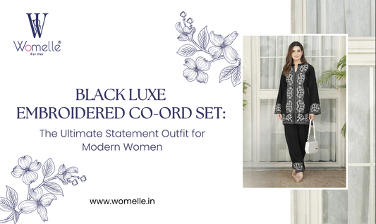 black colour co-ord set for girls