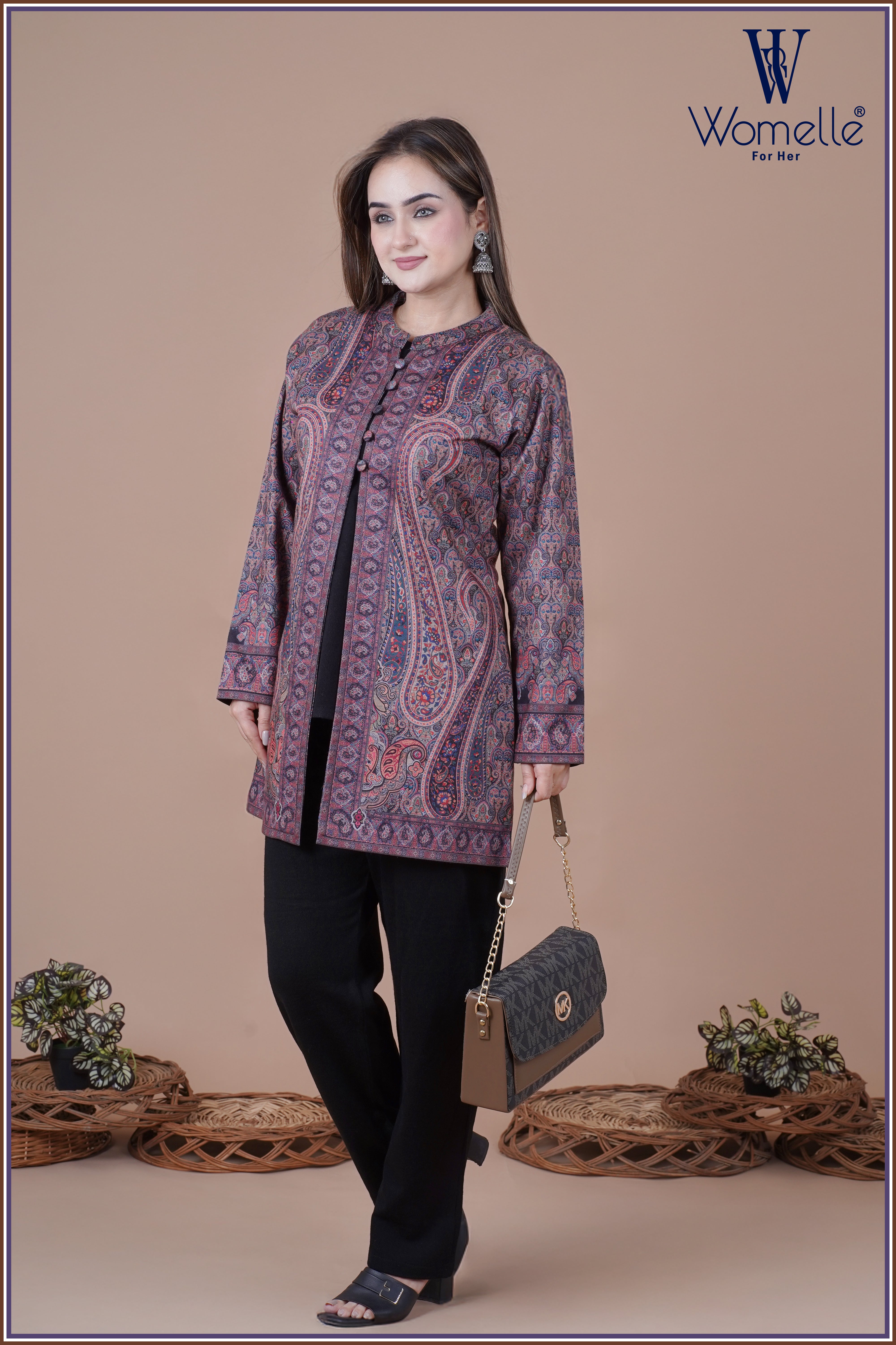 Midnight Noir Winter Jacket Co-Ord Trio Set