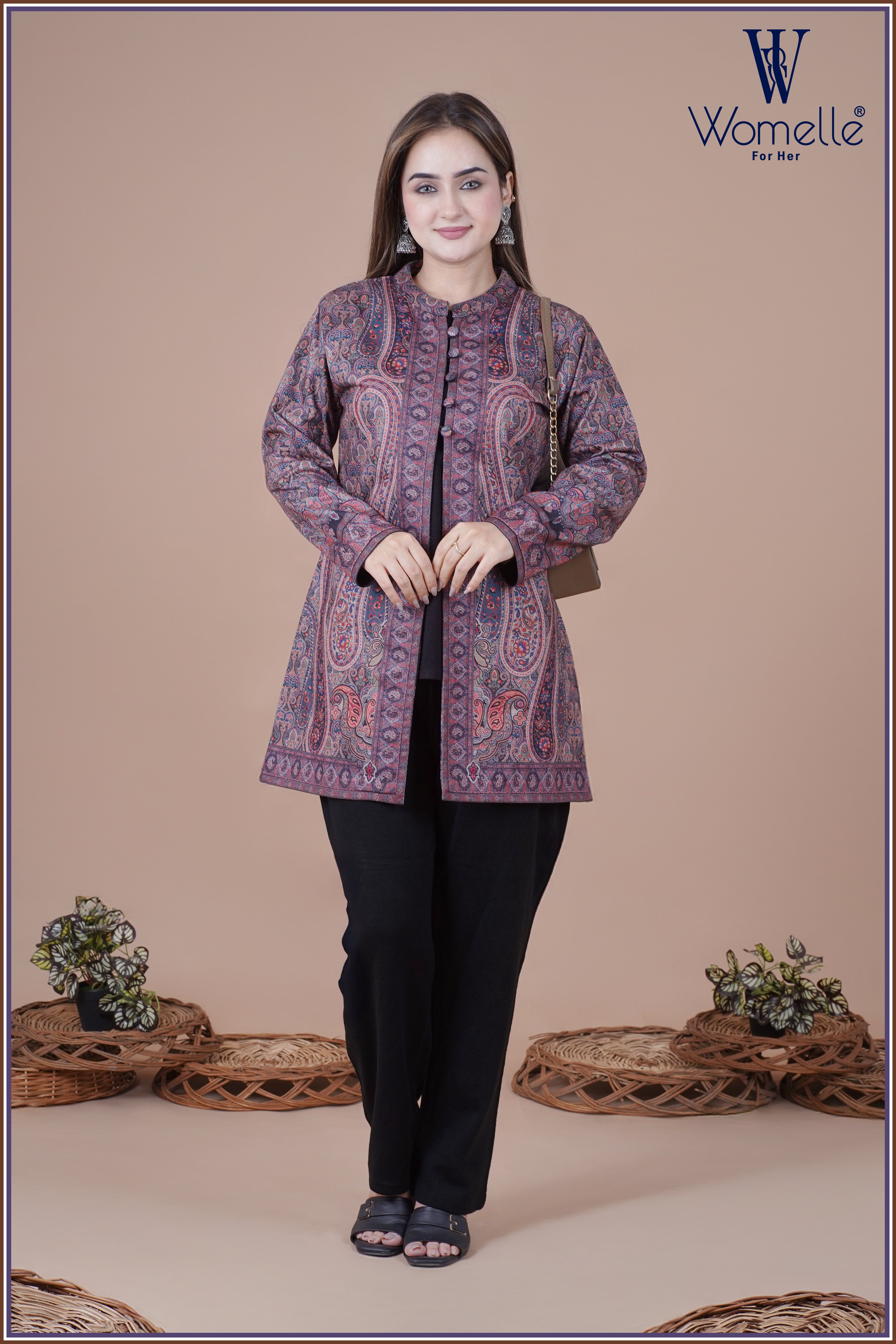 Midnight Noir Winter Jacket Co-Ord Trio Set