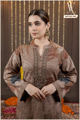 Camel Classic Luxe Winter Suit Set (With Shawl)