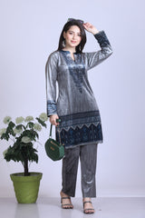 Elegant Handwork Velvet Co-ord Set