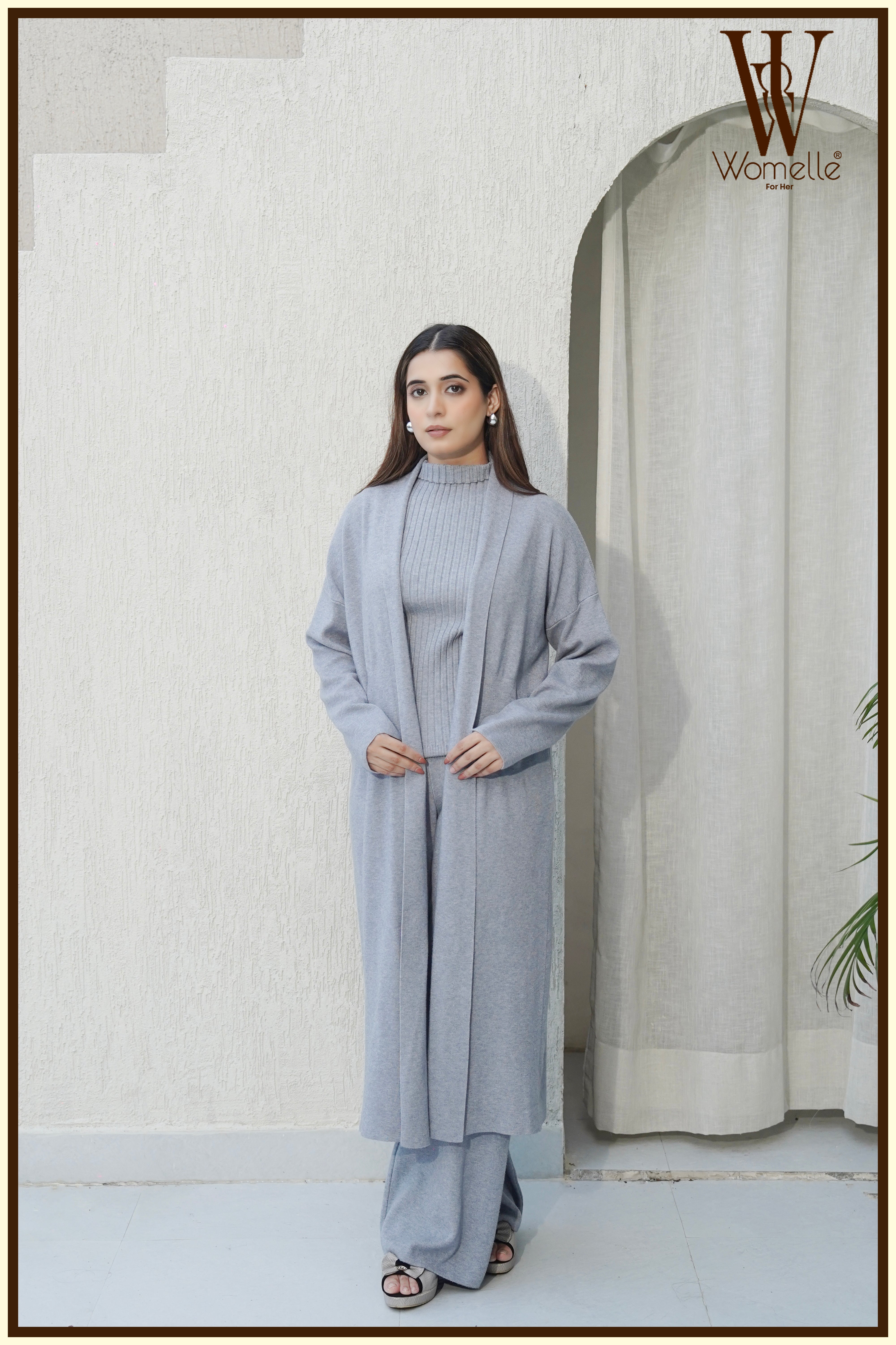 Winter Mist Luxe Grey Co-Ord Trio Set