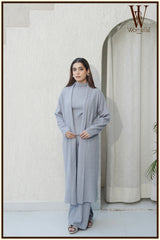 Winter Mist Luxe Grey Co-Ord Trio Set