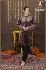 Black Velvet Luxe Suit Shrug Set (3-Piece)