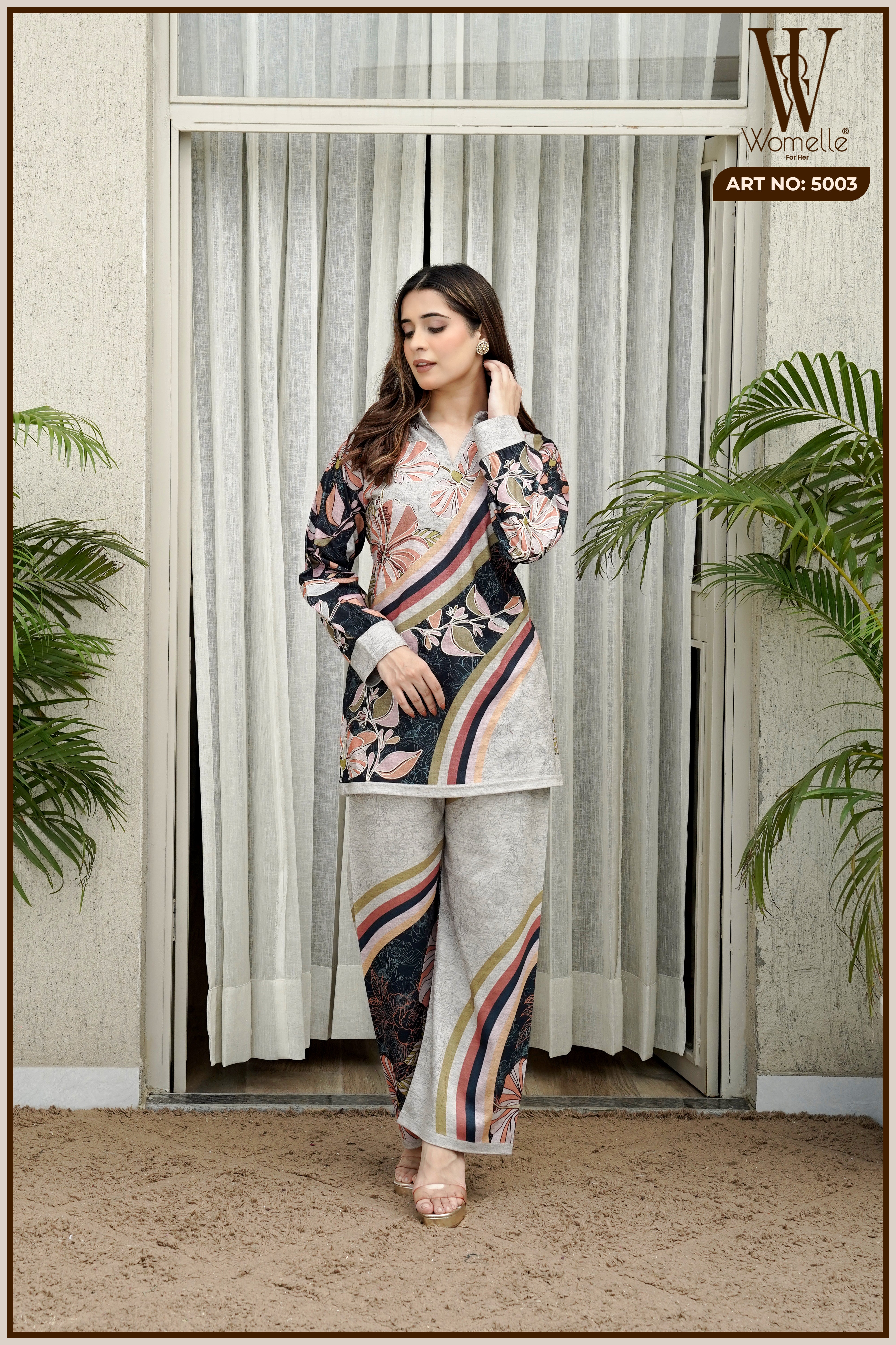 Light Grey Winter Plush Co-Ord Set (2-Piece)