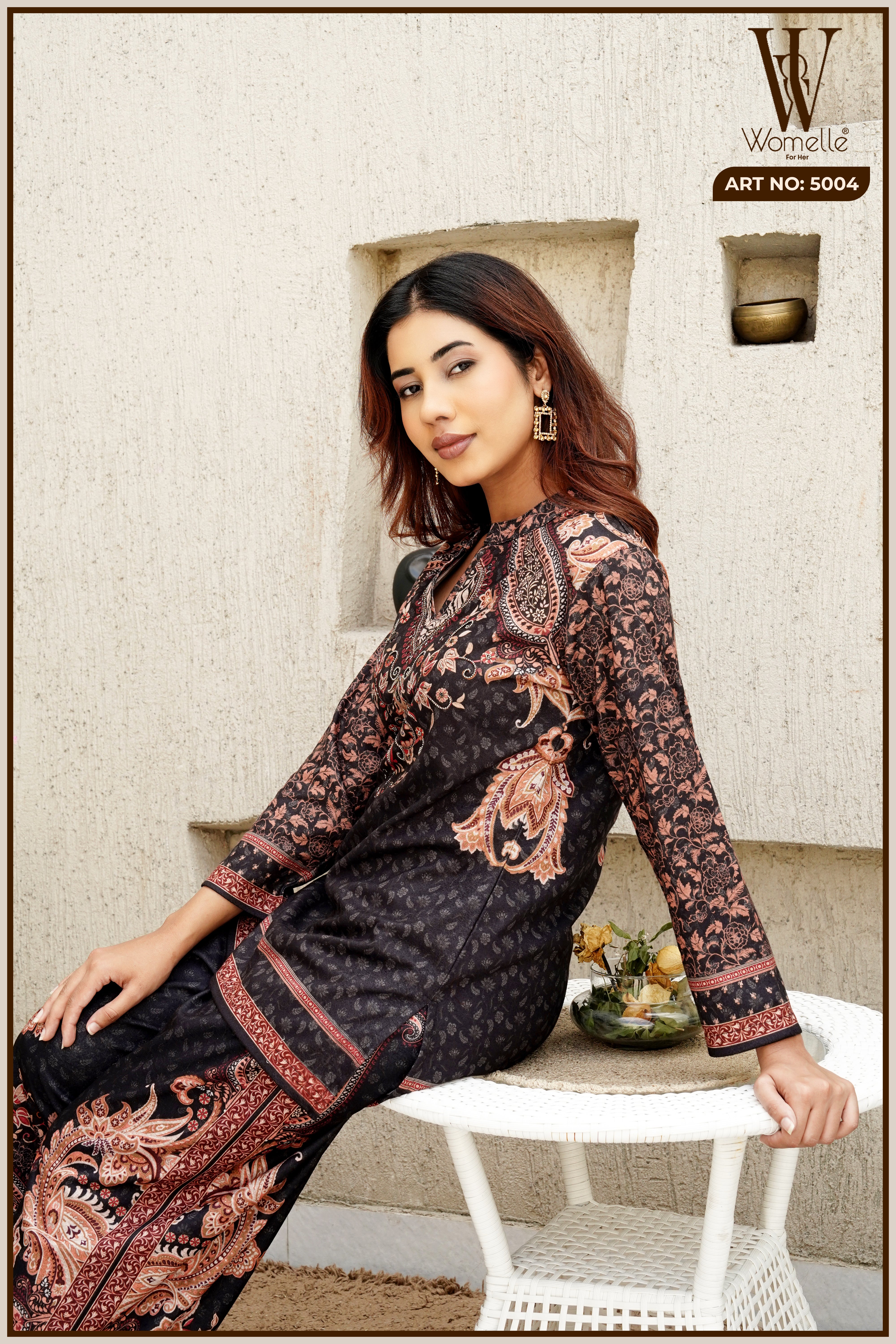 Black Winter Luxe Co-Ord Set (2-Piece)