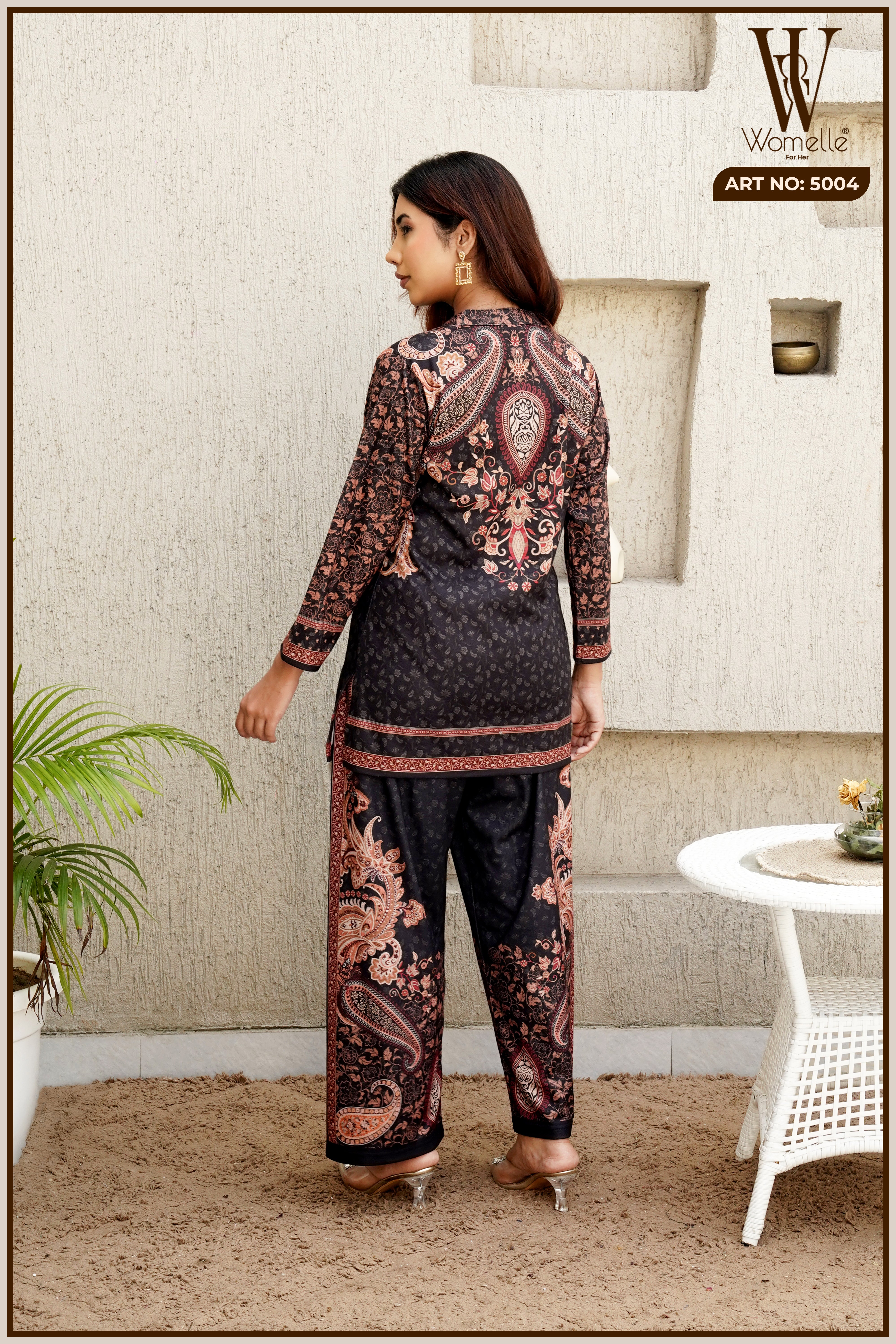 Black Winter Luxe Co-Ord Set (2-Piece)