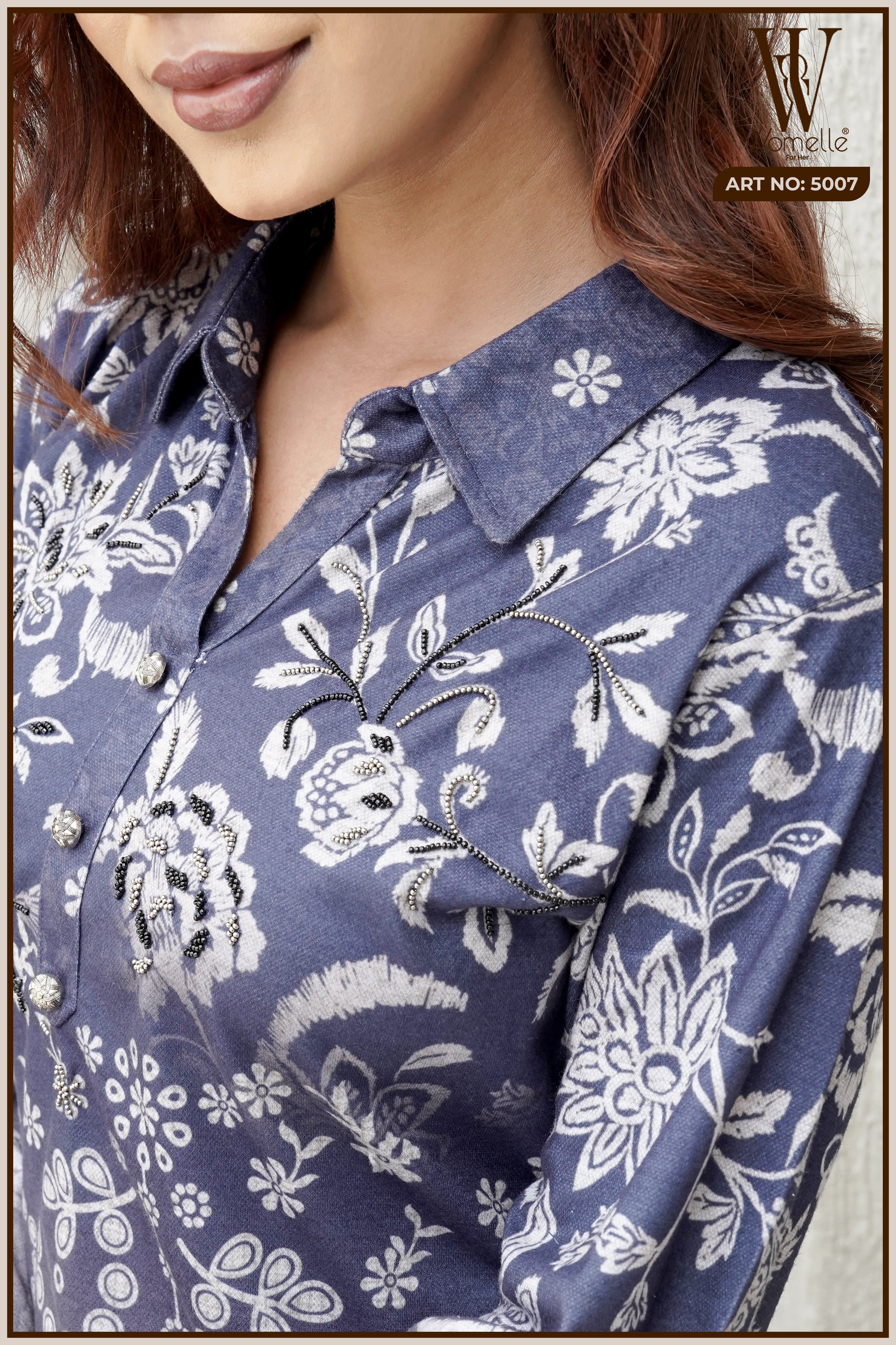 Blue Winter Chic Co-Ord Set (2-Piece)