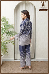 Blue Winter Chic Co-Ord Set (2-Piece)