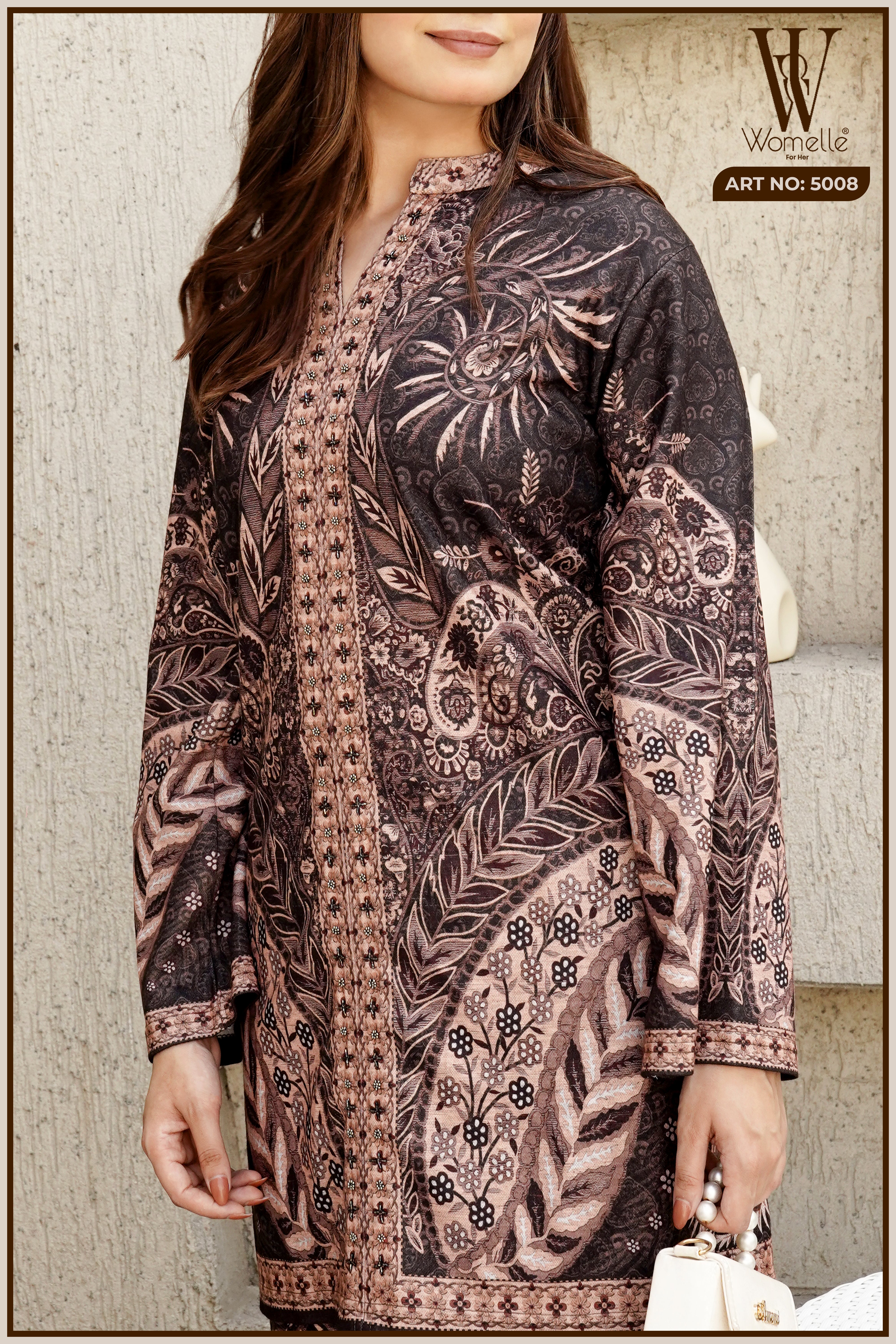 Coffee Winter Luxe Co-Ord Set (2-Piece)