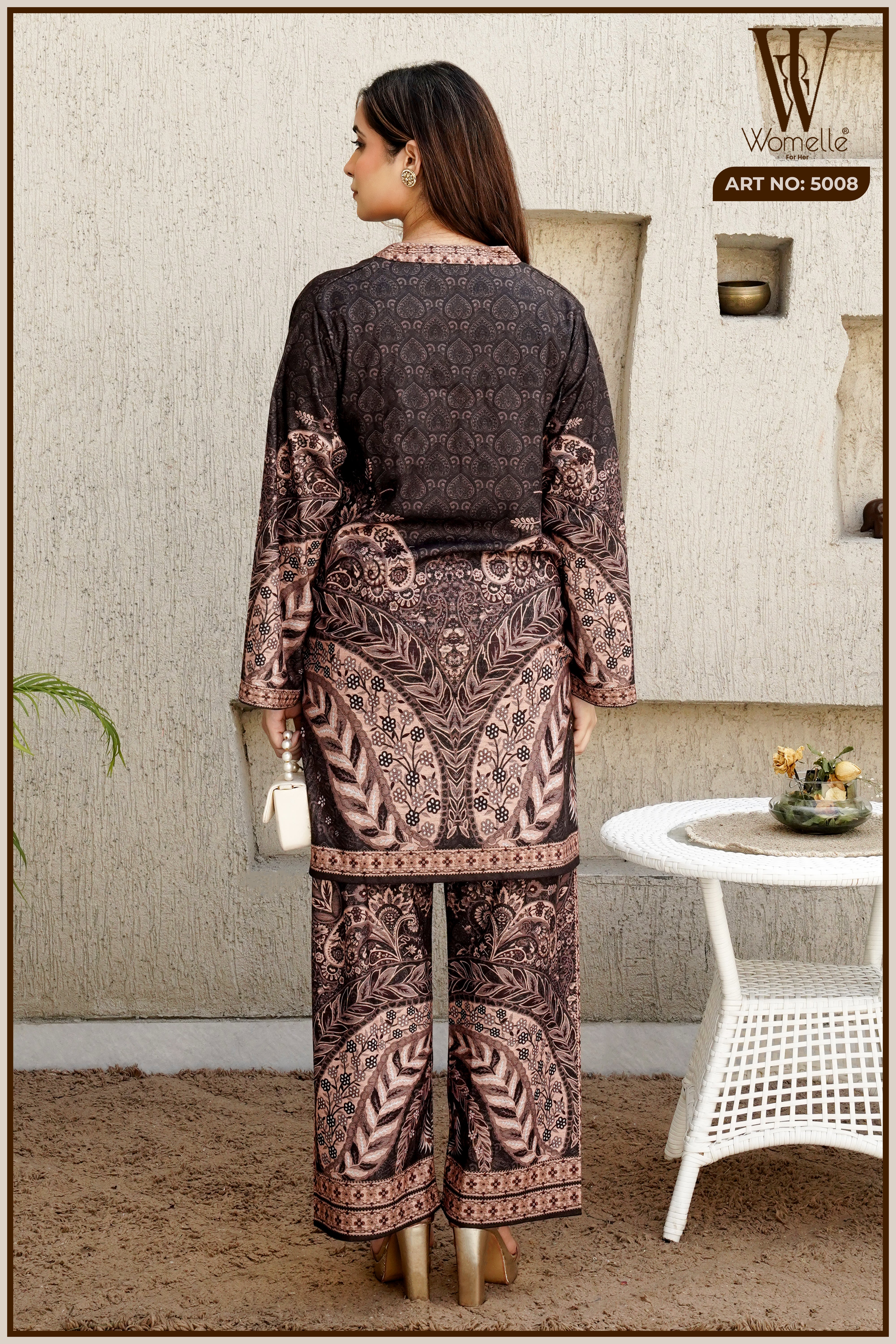 Coffee Winter Luxe Co-Ord Set (2-Piece)