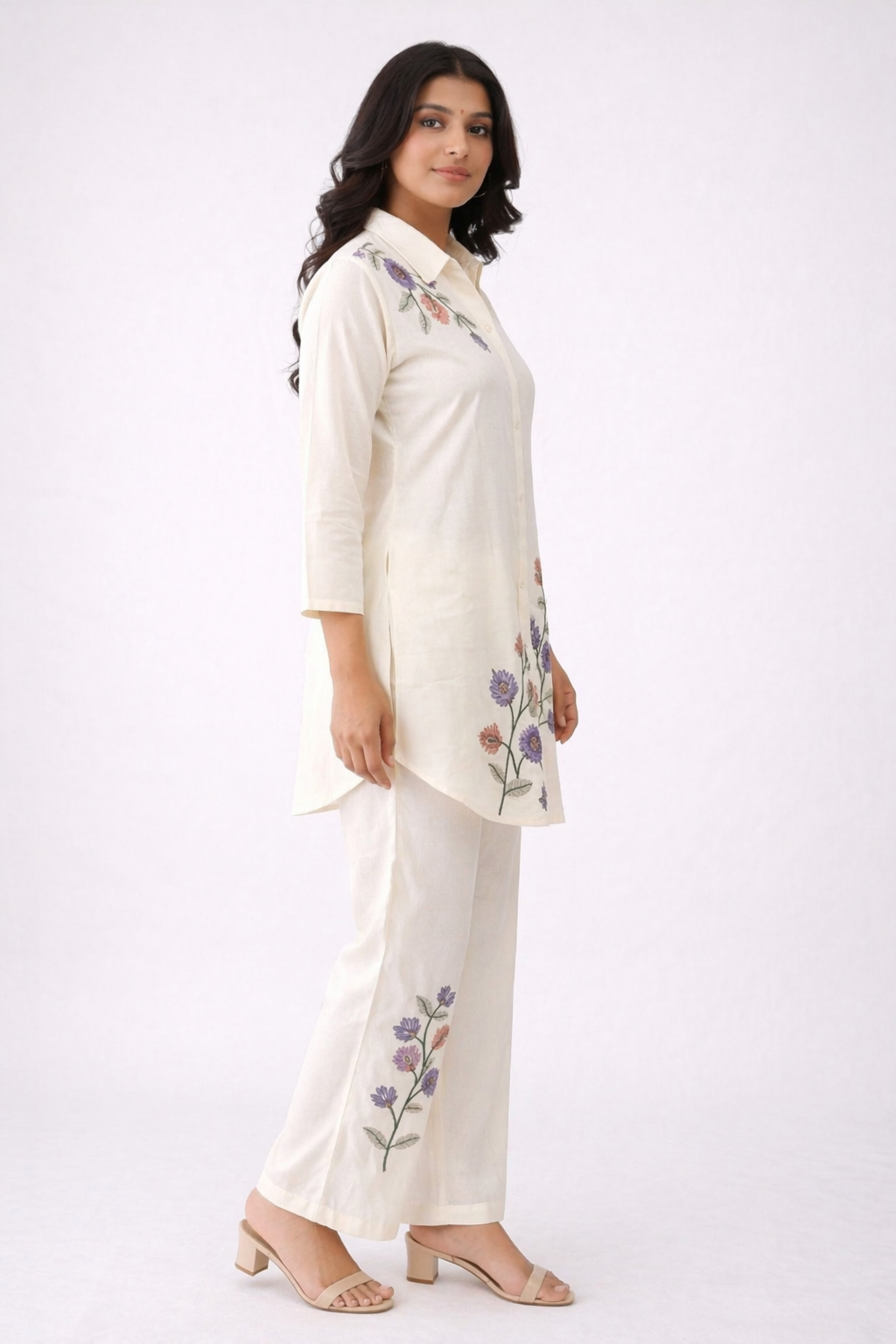 Chic Embroidered Set