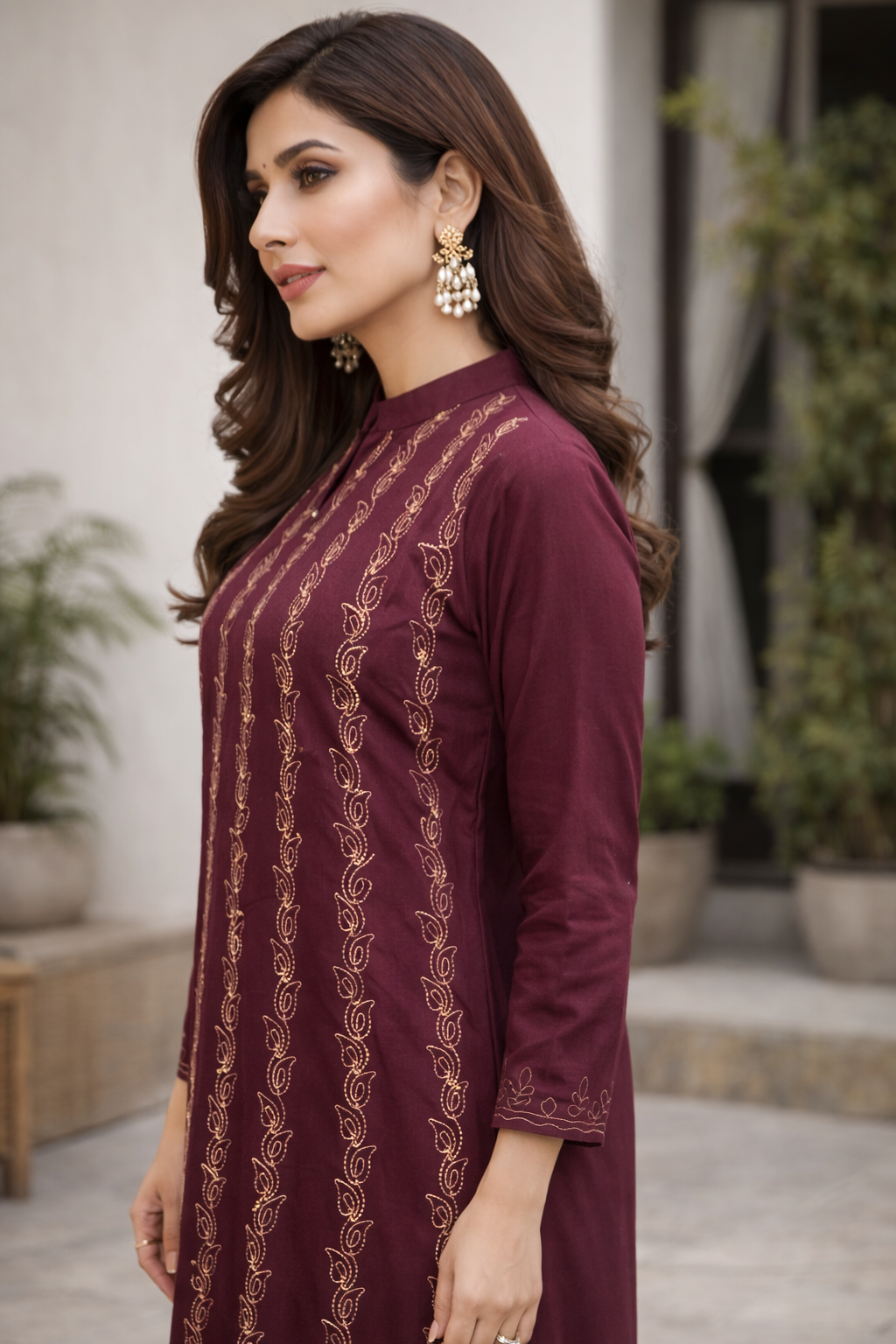 Dori Embroidered Kurta Set
