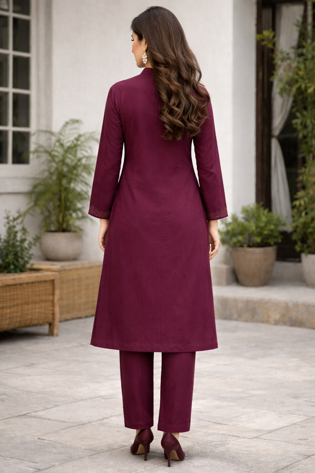Dori Embroidered Kurta Set