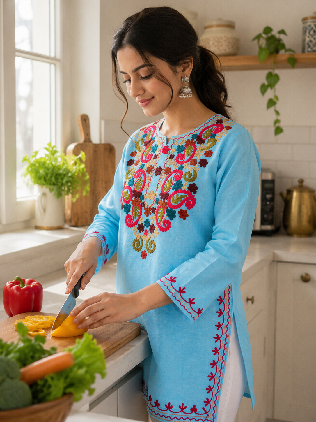 Vibrant Aari Elegance