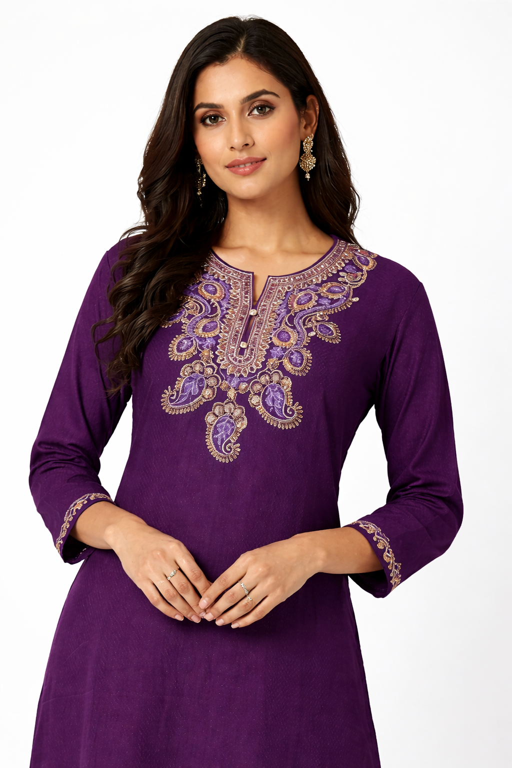 Regal Embroidered Elegance