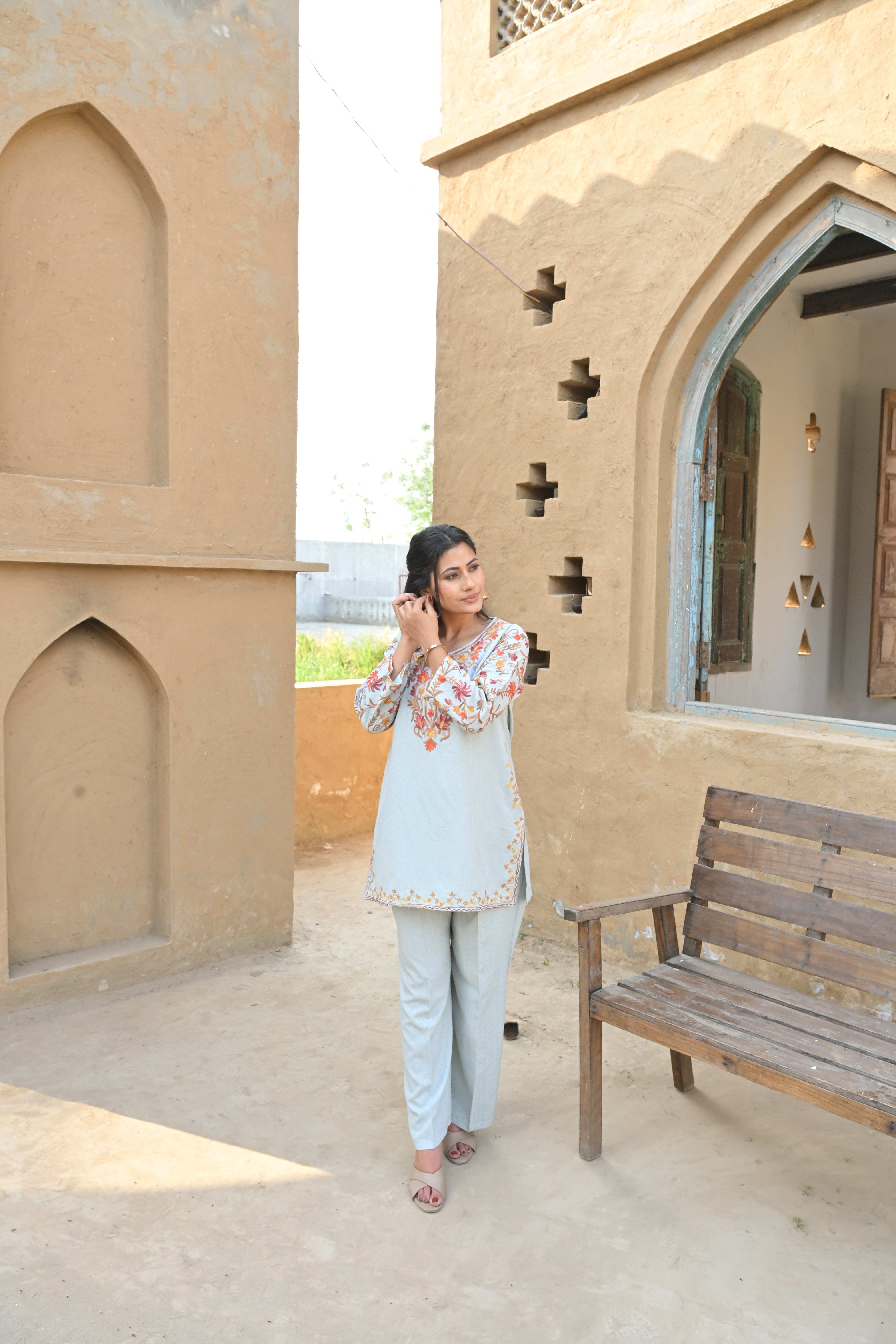 Pastel Breeze Aari Work Set