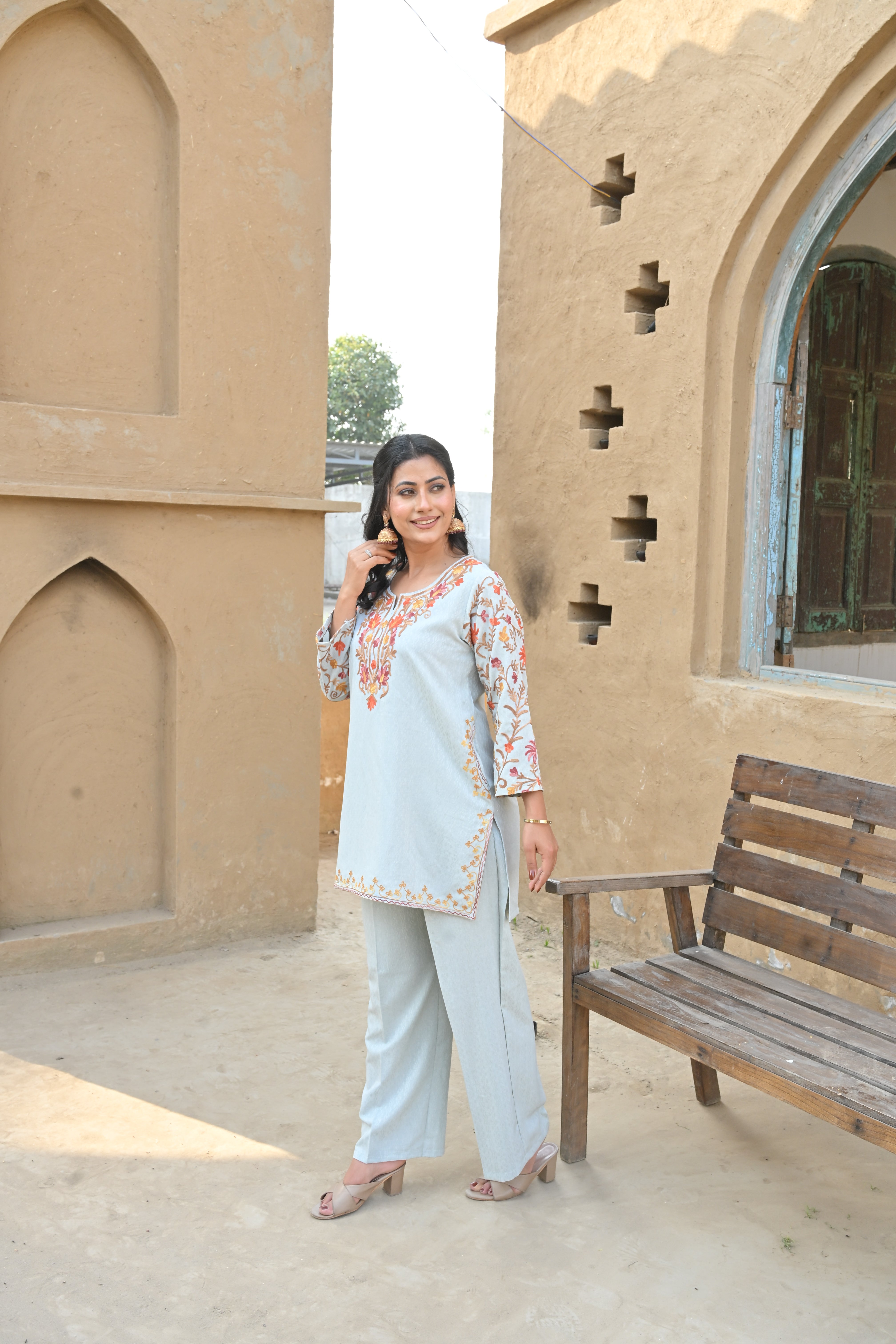 Pastel Breeze Aari Work Set