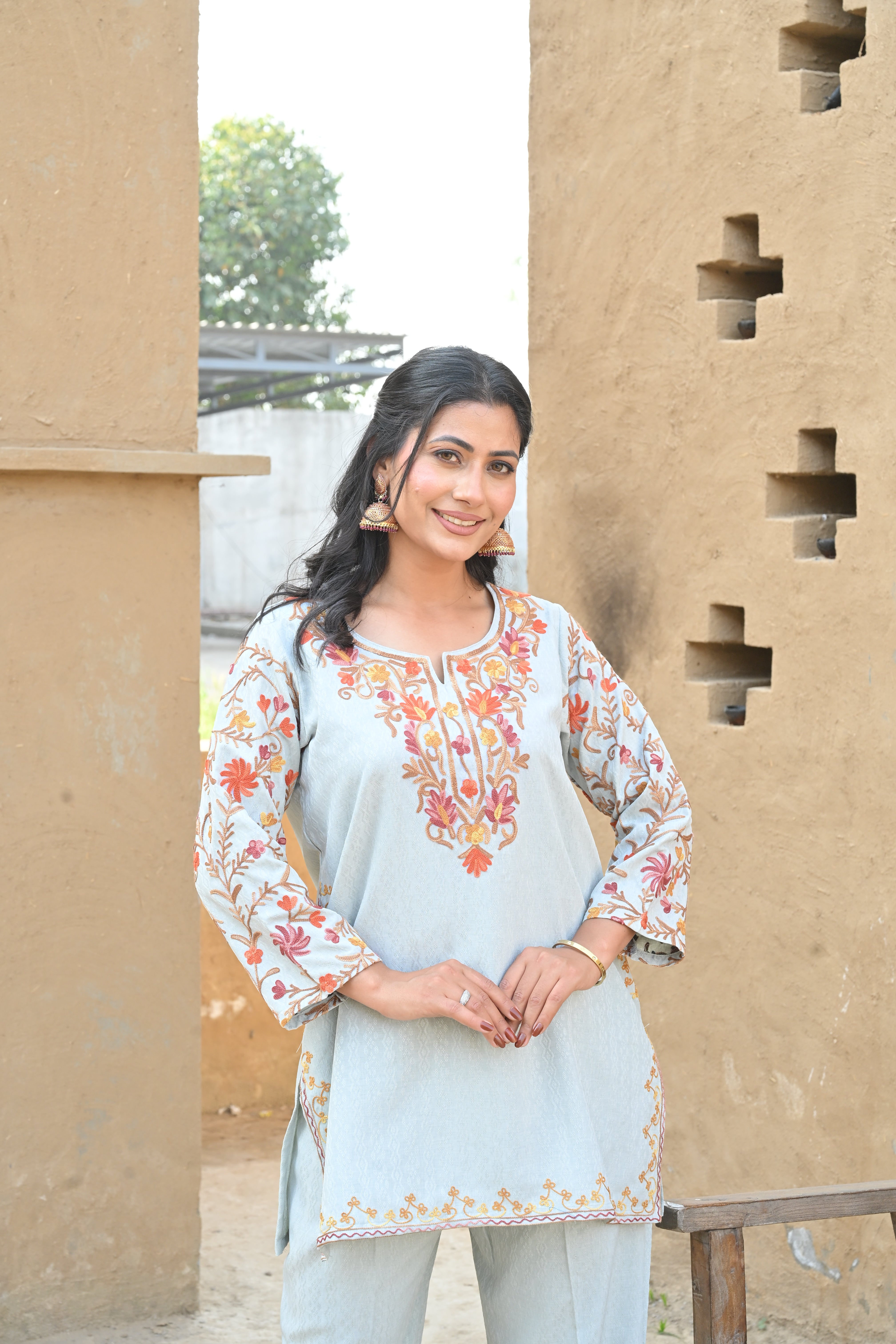 Pastel Breeze Aari Work Set