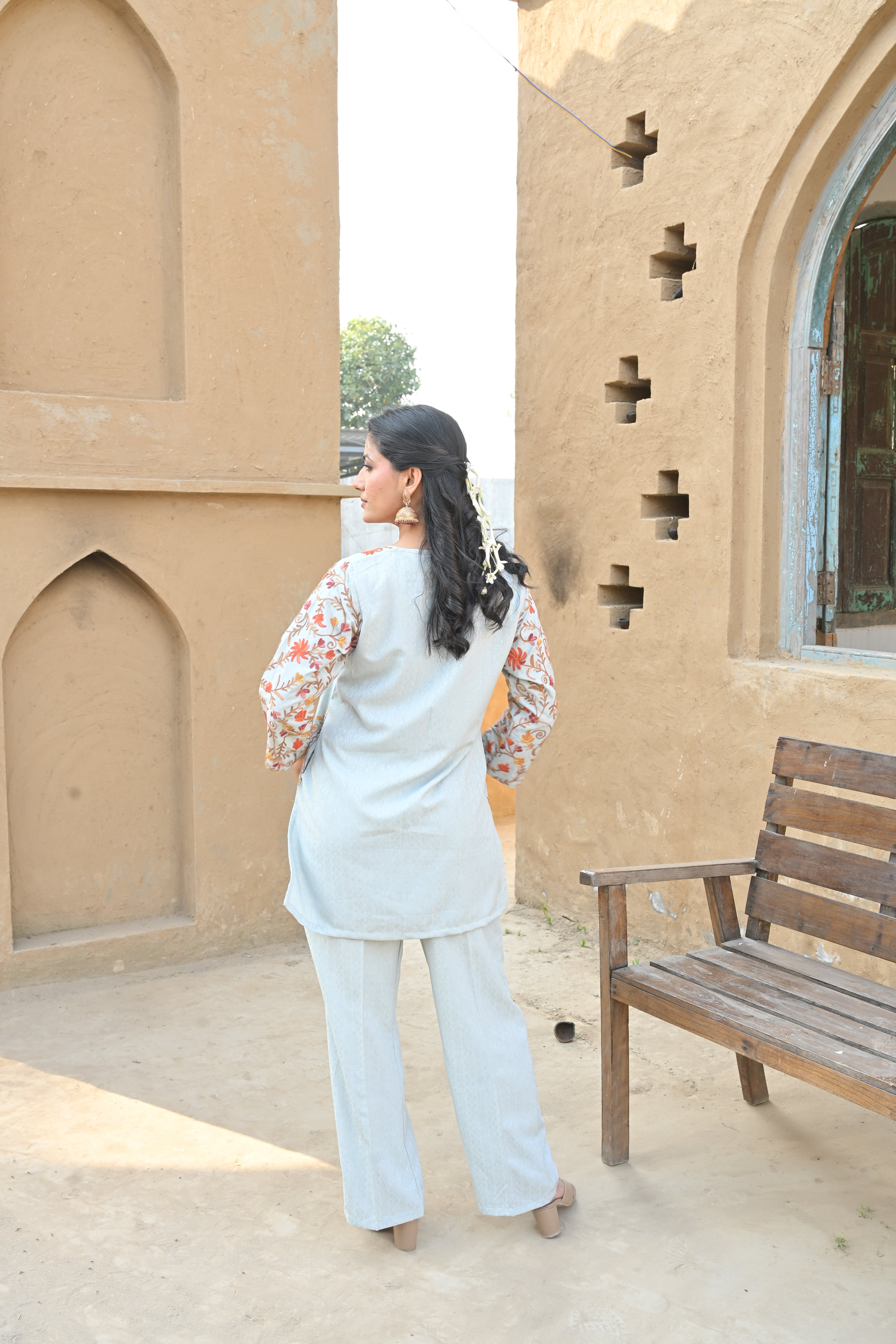 Pastel Breeze Aari Work Set